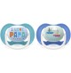 Ciuccio ultra air Philips Avent, per 6-18 mesi, ortodontico e senza BPA, 2 pezzi, SCF080/03